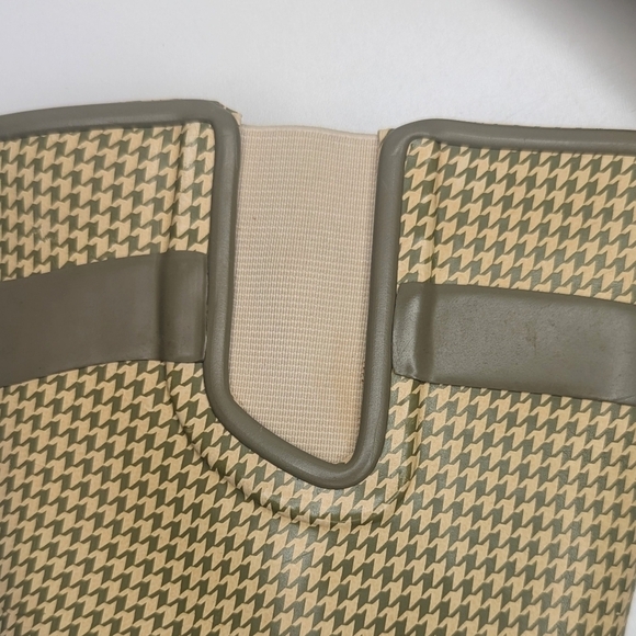 Sperry Top-Sider yellow cream rain boots houndstooth women's size 8 - Picture 4 of 9